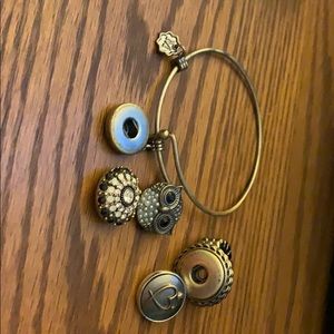 Antique Bronze Magnolia and Vine